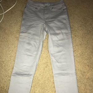 Stretchy light grey pants